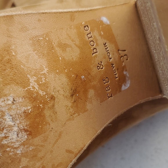 RAG & BONE suede leather ankle booties (sz 7) - Picture 8 of 10